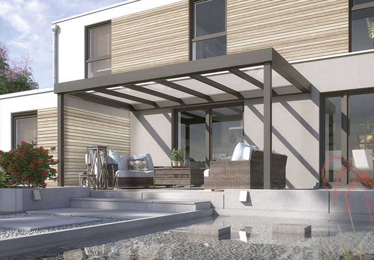 Flachdach XL Eck – Detailansicht