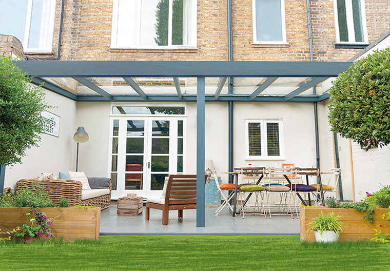 Flachdach XL Nische – Detailansicht