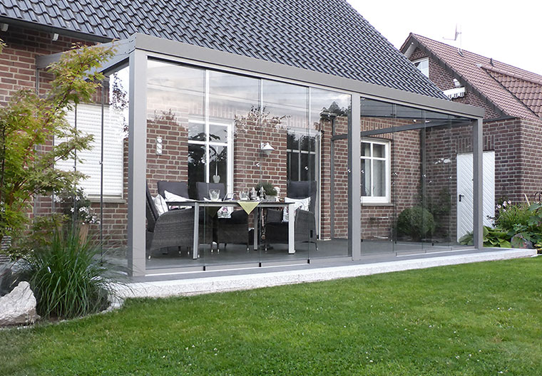 Gartenzimmer Terrassenüberdachung – Detailansicht