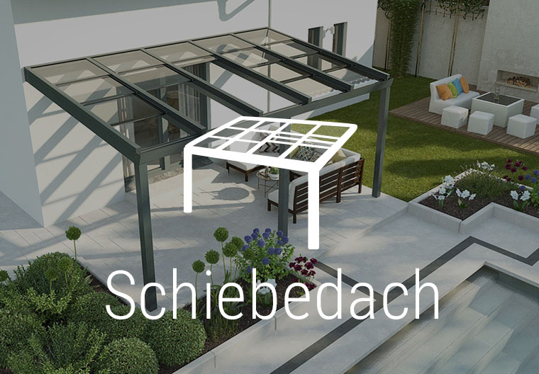 Terrassenüberdachungen mit Schiebedach