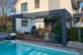 Terrassendach CUBE Flachdach XXL Wandanschluss-thumbnail