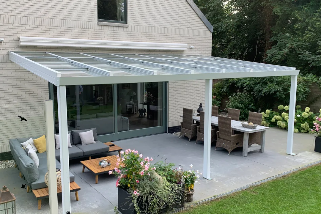 Terrassendach Schiebedach XL - flexibel erweiterbar
