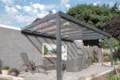Terrassendach Premium XL - mit Unterzug auf 2 Pfosten-thumbnail